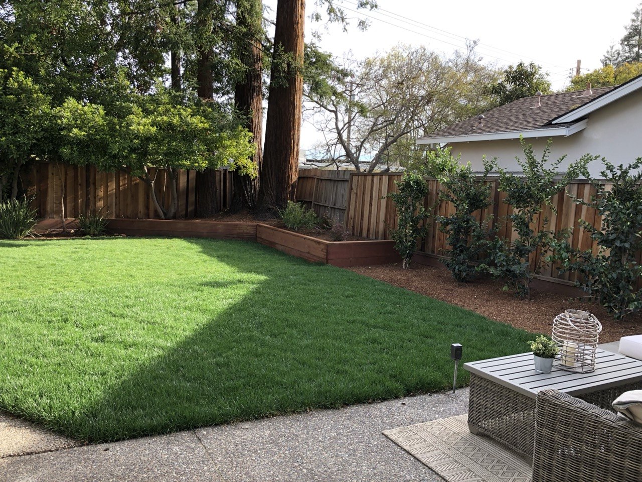After — backyard renovation